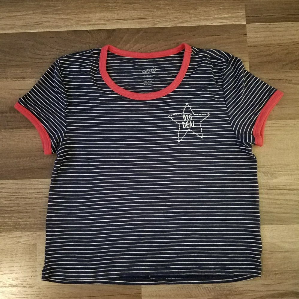 Aerie Graphic Ringer Tee